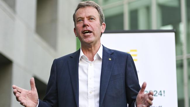 Dan Tehan has retained Wannon after a tough battle and could now become Liberal leader. Picture: NewsWire / Martin Ollman.