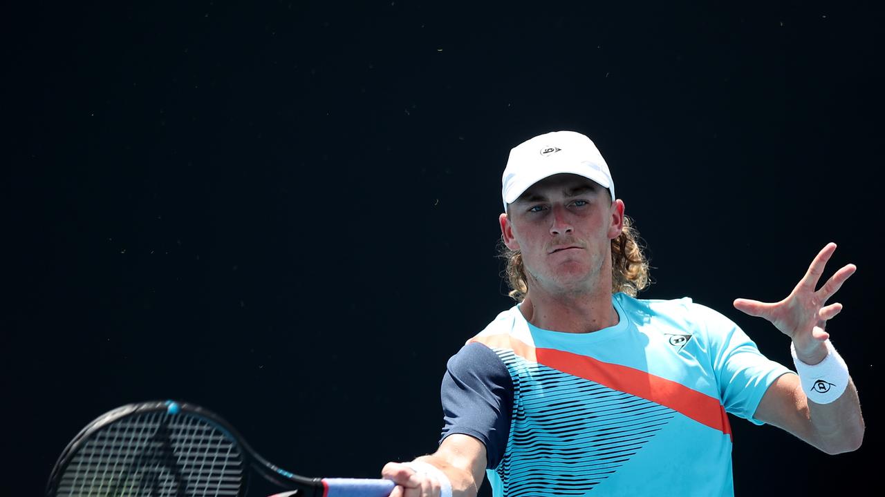 Max Purcell’s Australian Open quaifying campaign ended on Wednesday. Picture: Getty Images