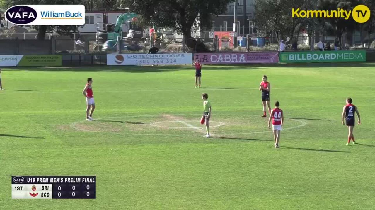 Replay: Old Brighton v Old Scotch - VAFA U19 Premier Men preliminary final