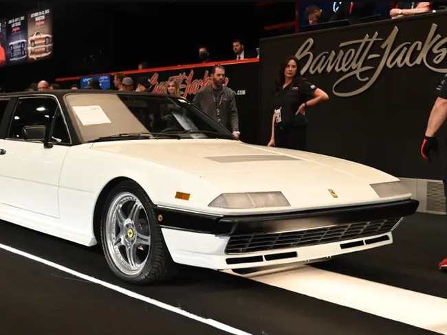 1981 Ferrari 400i Limousine for John Connolly column. Images courtesy of Barrett-Jackson.