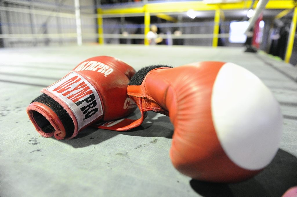 Heatons store boxing gloves