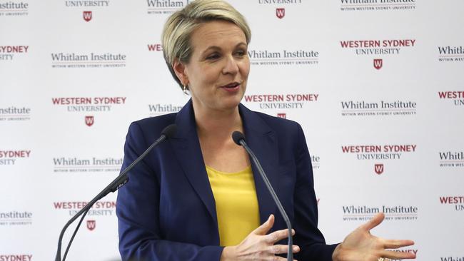 Deputy opposition leader Tanya Plibersek has visited Banks two times since the election was called. Photo: David Moir/AAP.