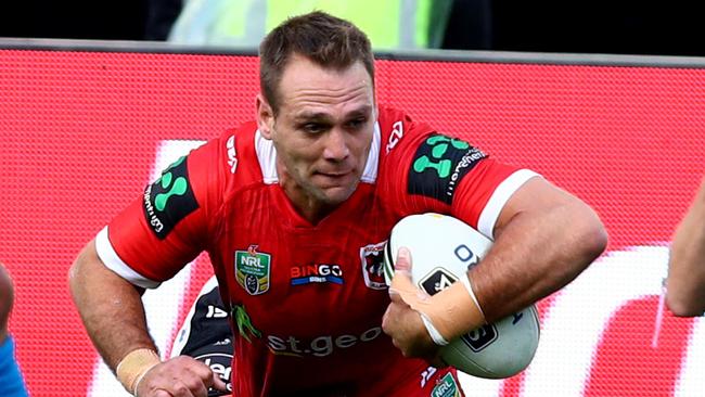 Jason Nightingale was outstanding for the Dragons. Picture: Gregg Porteous