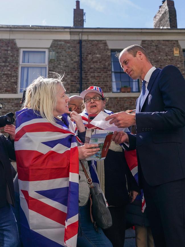 William was asked about Kate earlier this week. Picture: Ian Forsyth/Getty Images