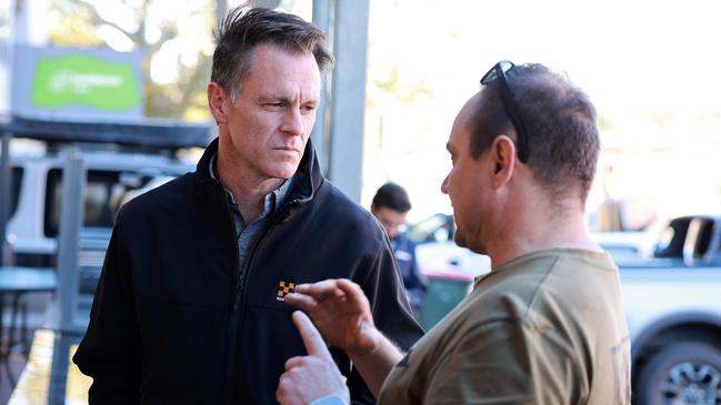 Mr Minns said the government would do everything it could to get the town of Taree ‘back on its feet’. Picture: Scott Calvin/ NewsWire