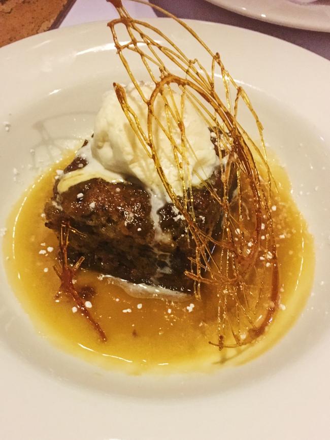 Sticky date pudding with butterscotch sauce