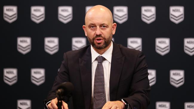 Todd Greenberg resigned as chief executive of the National Rugby League this week as the competition battled to deal with COVID-19 shutdown Picture: AAP