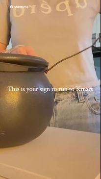 The Kmart cauldron that's casting a spell on shoppers this Halloween!q