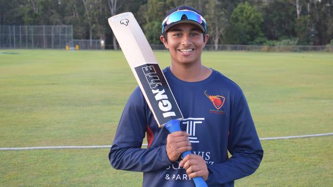 Aryan Sanjay has been uncovered as one of the Sunshine Coast Scorchers Lord's Taverners players to watch. Picture: Eddie Franklin