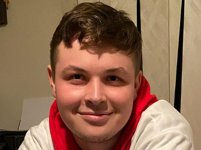 Family supplied photo of Nicholas Hoenselaars, 18, who was killed in a fatal police chase in Sydney south west in Leppington on Christmas Eve. Supplied