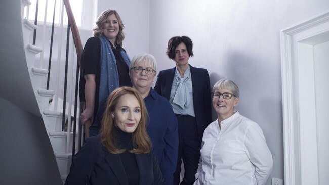 The Beira’s Place directors, left to right: Susan Smith, Rowling, Johann Lamont, Margaret McCartney and Rhona Hotchkiss. Picture: Nicole Jones/PA/The Times