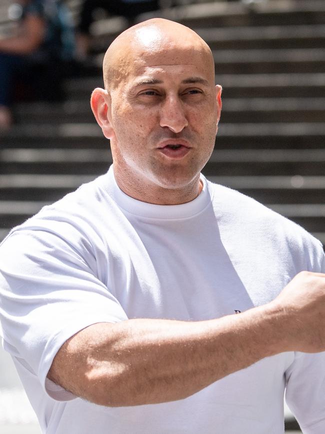 Comanchero bikie gang sergeant-at-arms Tarek Zahed is also subject to the strict conditions of an SCPO. Picture: NCA NewsWire / James Gourley