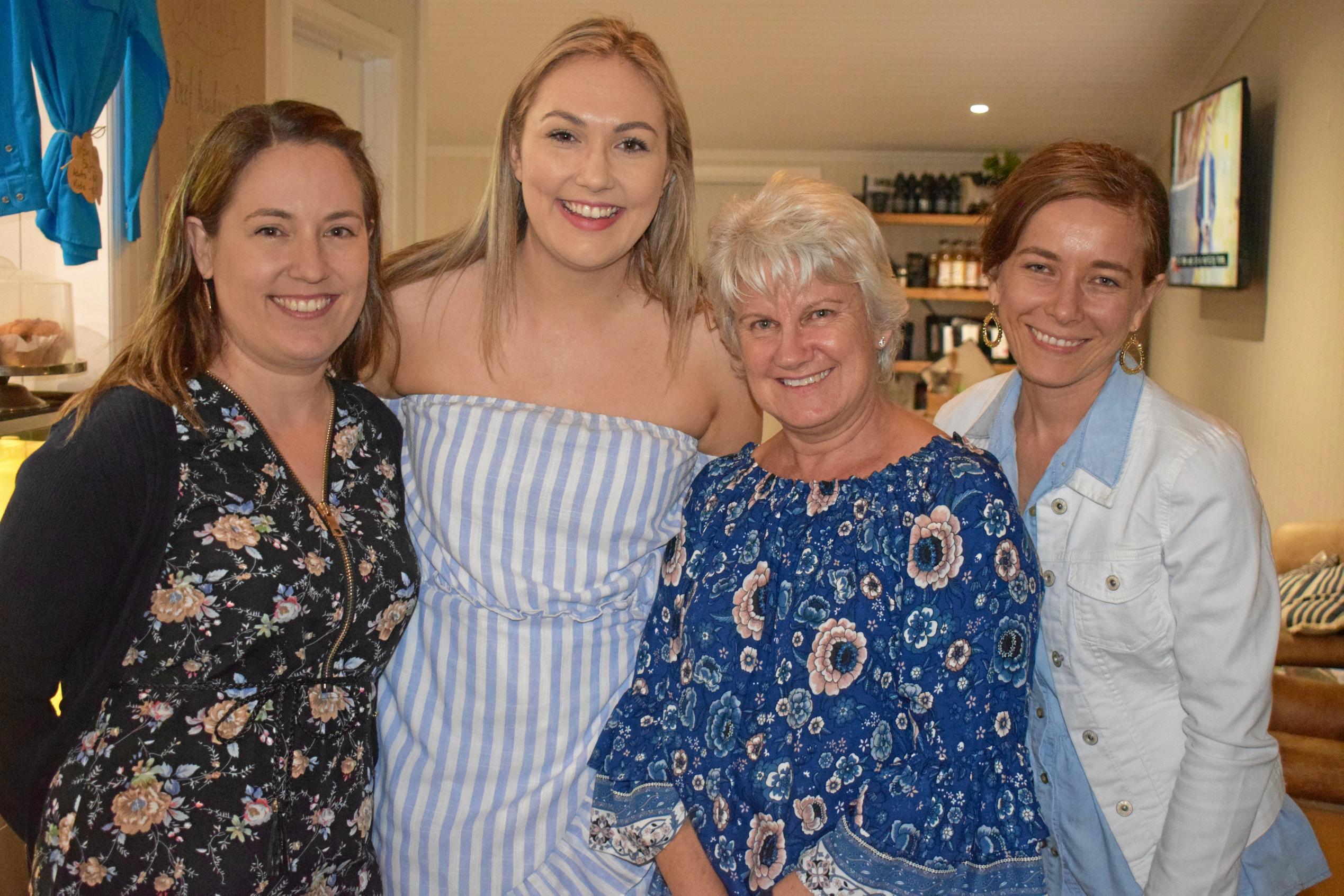 Bec Hordern, Rach Daff, Carol Milne and Natasha Ballinger. Picture: Emily Bradfield