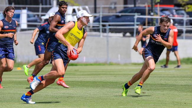 Jordan Dawson is turning heads at pre-season training. Picture: James Hetherington / AFC Media