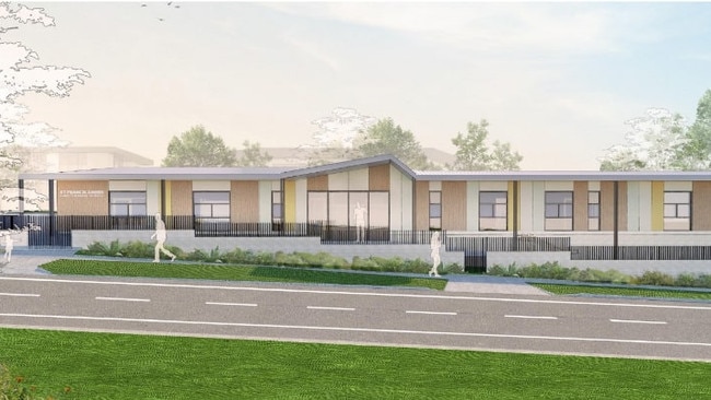 Artist's impression of a new Catholic childcare centre to be built at Lurnea.