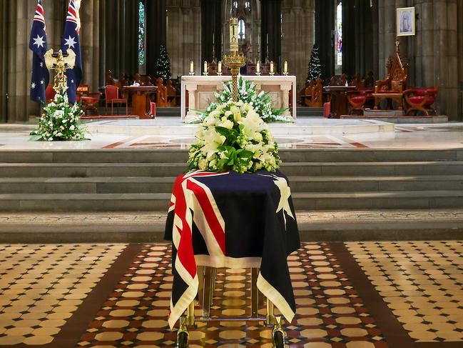 MELBOURNE, AUSTRALIA.NewsWire Photos. DECEMBER 23, 2024. State funeral for former Federal Defence Minister and Liberal MP Kevin Andrews at St PatrickÃ¢â¬â¢s Cathedral. Picture: NewsWire/Ian Currie