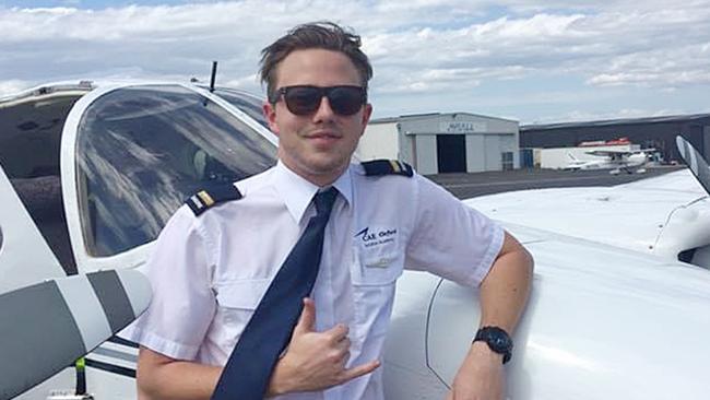 30-year-old QantasLink pilot Harry Allchin died suddenly this week. Photo: Supplied.