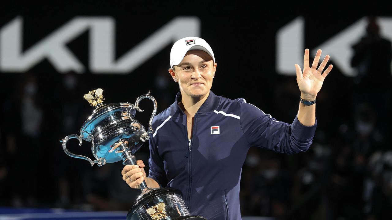 Ash Barty was the main attraction in Newcastle as the Australian Open winner helped launch the National Indigenous Tennis Carnival. Picture; David Caird