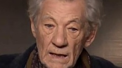 Ian McKellen and Helen Mirren discuss filming The Good Liar in London. Picture: News.com.au