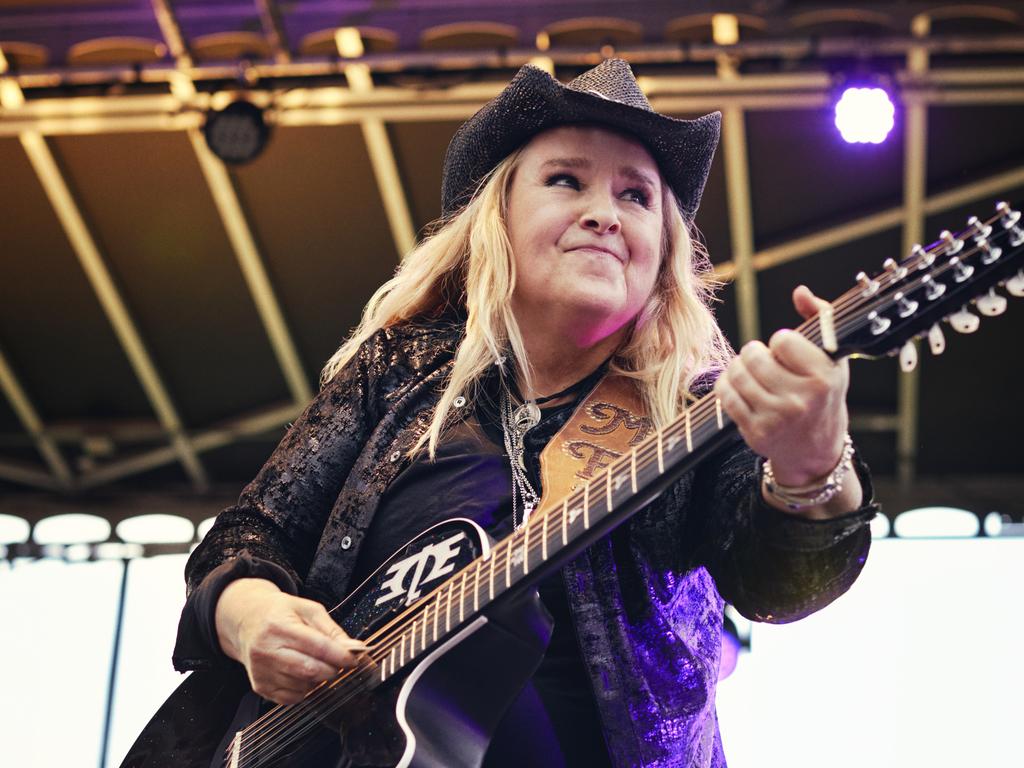 Melissa Etheridge in Melissa Etheridge: I’m Not Broken. Picture: James Moes/Paramount+.