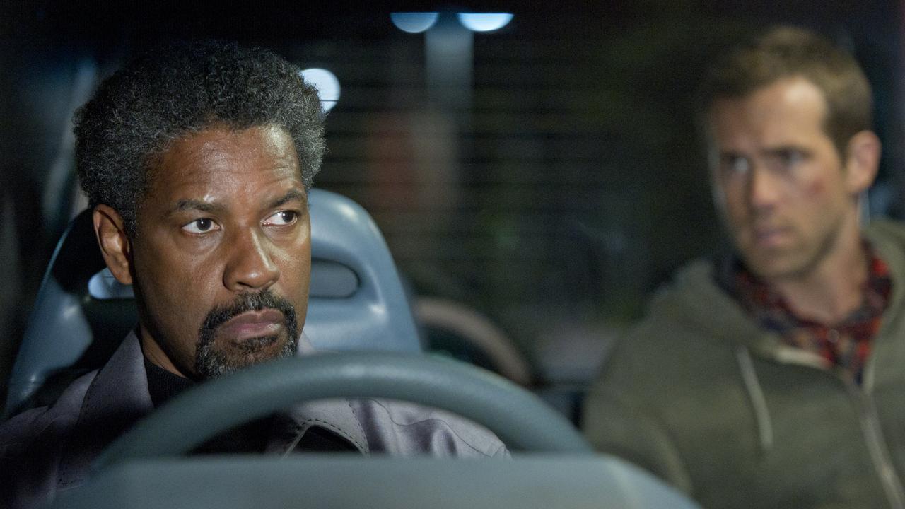 Denzel Washington and Ryan Reynolds in Safe House. Picture: Jasin Boland.