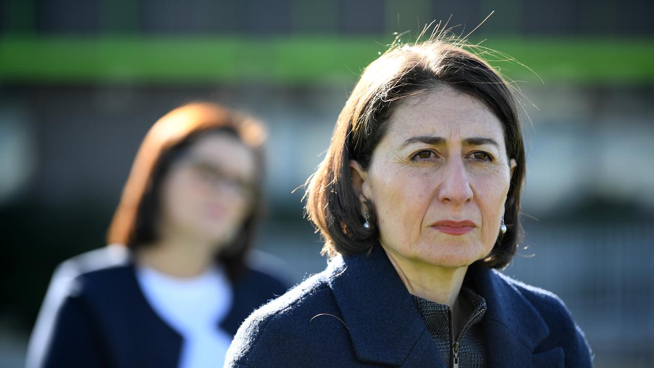 NSW Premier Gladys Berejiklian is taking a hard-line approach to Victorian travellers. Picture: Joel Carrett/AAP