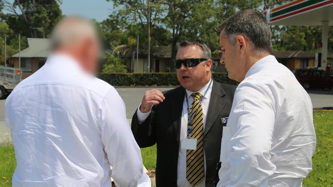 Police make the arrest yesterday.