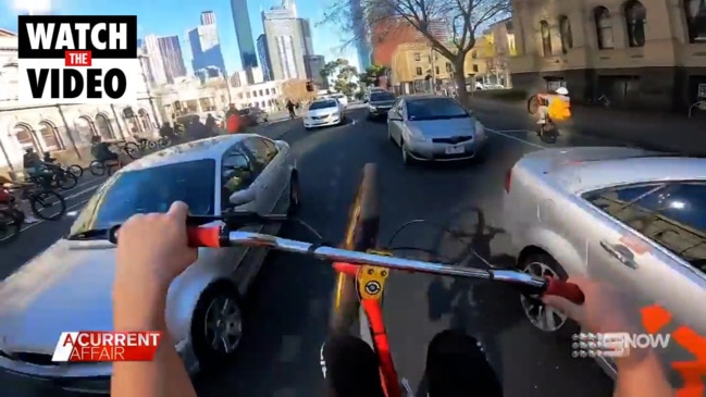 Melbourne menaced by teenage bike gang (A Current Affair)