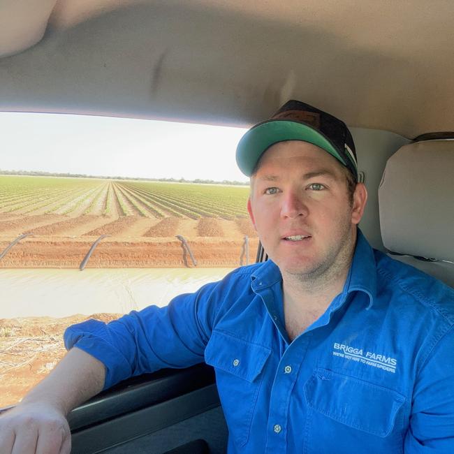 Coleambally cotton grower Joe Briggs.