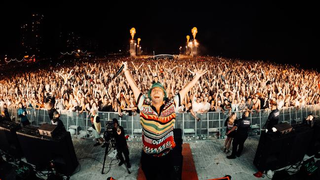 DJ Fisher will headline his Out 2 Lunch festival at Broadwater Parklands. Photo: Supplied