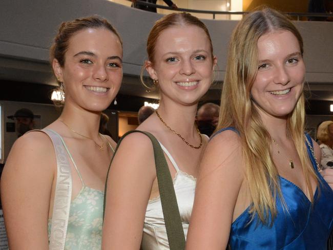 Elsie Lamb, Indi Ferguson and Polly Callcott at Queensland Ballet's production of 'Sleeping Beauty' at HOTA, Bundall. Picture: Regina King (copyright restrictions apply 07 55322193). 