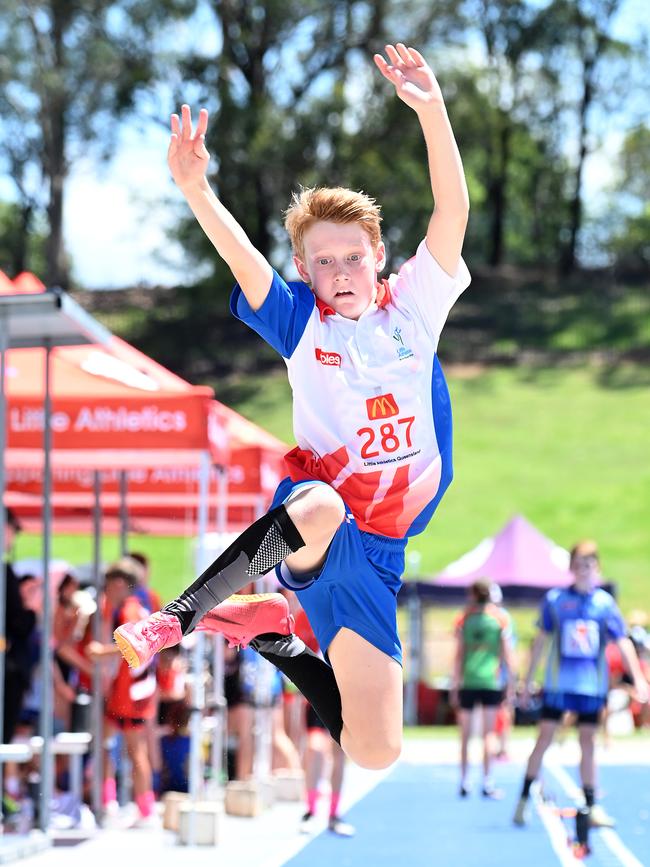 Queensland Little Athletics State Relay Championships. Saturday December 2, 2023. Picture, John Gass