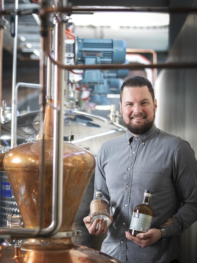 New Norfolk Distillery director Tarrant Derksen. Picture Chris Kidd