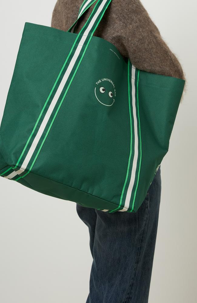 Woolies has collaborated with Anya Hindmarch to sell its cult reusable shopping bag. Picture: Supplied