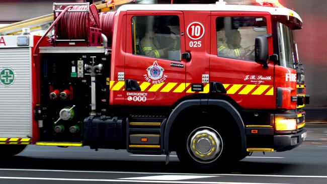 An FRV crew responded to a fire in Epping overnight. Crews arrived at the Gipps Court scene at 4.48am. Picture: Andrew Henshaw