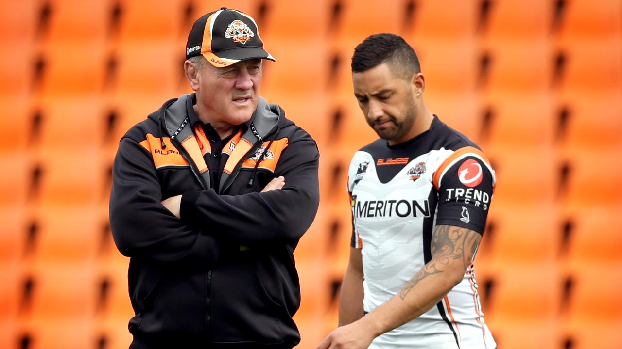 Benji Marshall with takeover from Tim Sheens at the end of 2024. Picture: Gregg Porteous