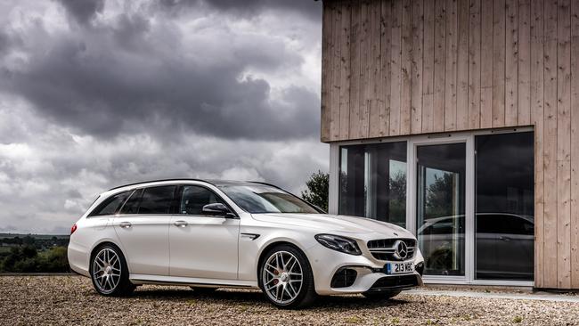 Seriously fast: the Mercedes-AMG E 63 S Estate. Picture: Justin Leighton