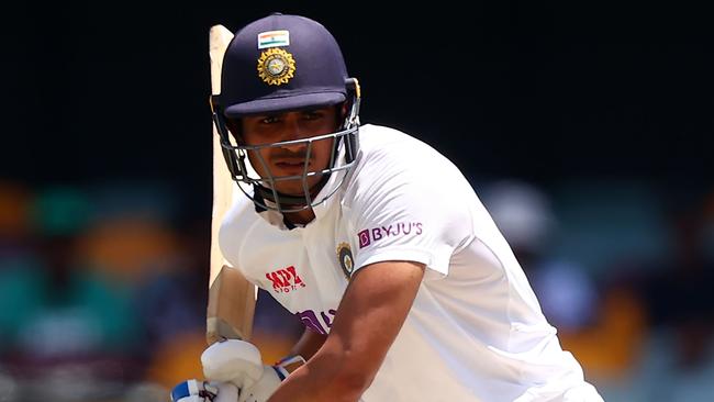 Indian batsman Shubman Gill has a rock solid Test technique. Picture: AFP