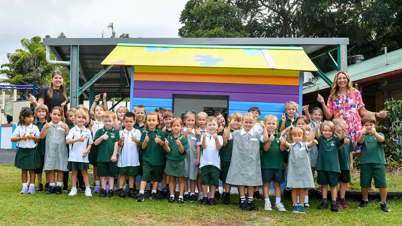 Brunswick Heads Public School Kindergarten 2023: Sofia Bonacina-Kelleher, Connor Brown, Amelie Burrows, Harvey Carr, Bowie De Villeneuve, Angus Graham, Kian Hart, Jaxon Holmes, Ivy Irwin, Parker Johnson, Mickey Jones, Sana Kelly, Ezra Kerr, Kaelum King, Lily Mcpherson, Sage Moseley, Arlo O'Connell, Aliyah Ormsby, Nash Parker, Phoenix Preston, Indigo Pugatch, Remo Ravelli, Evie Reardon, Eva Richardson, Mabel Sampson, Ennid Schnyder, Harrison Scott, Mabel Tooth, Phoenix Walker Hook, Jude Watson, Jesse West, Banjo Wilks with Teachers Miss Ella French and Mrs Nicole Oxley.