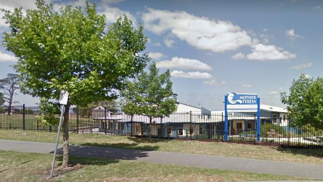 Mother Teresa Catholic Primary School has been put into lockdown due to police activity in the area. Picture: Google Maps