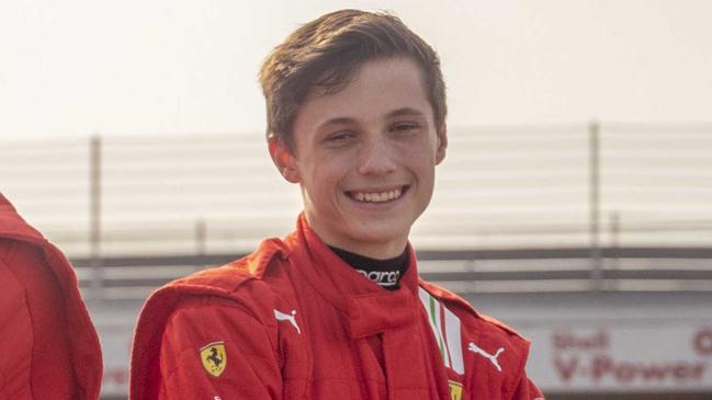 Australian Jack Beeton was in contention to be part of the Ferrari Driver Academy this year. Picture: Ferrari Driver Academy.