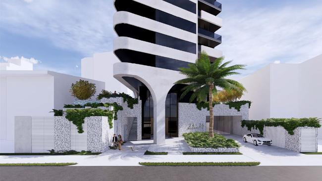 The tower is planned for an 1120sqm lot in Main Beach. 