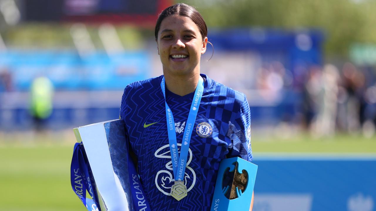 Sam Kerr is a global superstar. Picture: Catherine Ivill/Getty Images