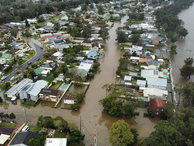 Tuggerah Lakes is expected to hit the major flood level of 1.6m tonight. Picture: Shannon Schloff