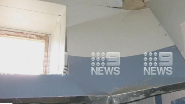 Prison property was damaged. Picture: 9 NEWS