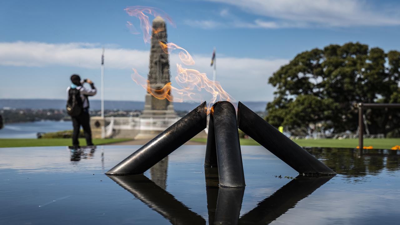 ANZAC Day marches and ceremonies were cancelled in Perth as a result of the breakout. Picture: NCA NewsWire/Tony McDonough