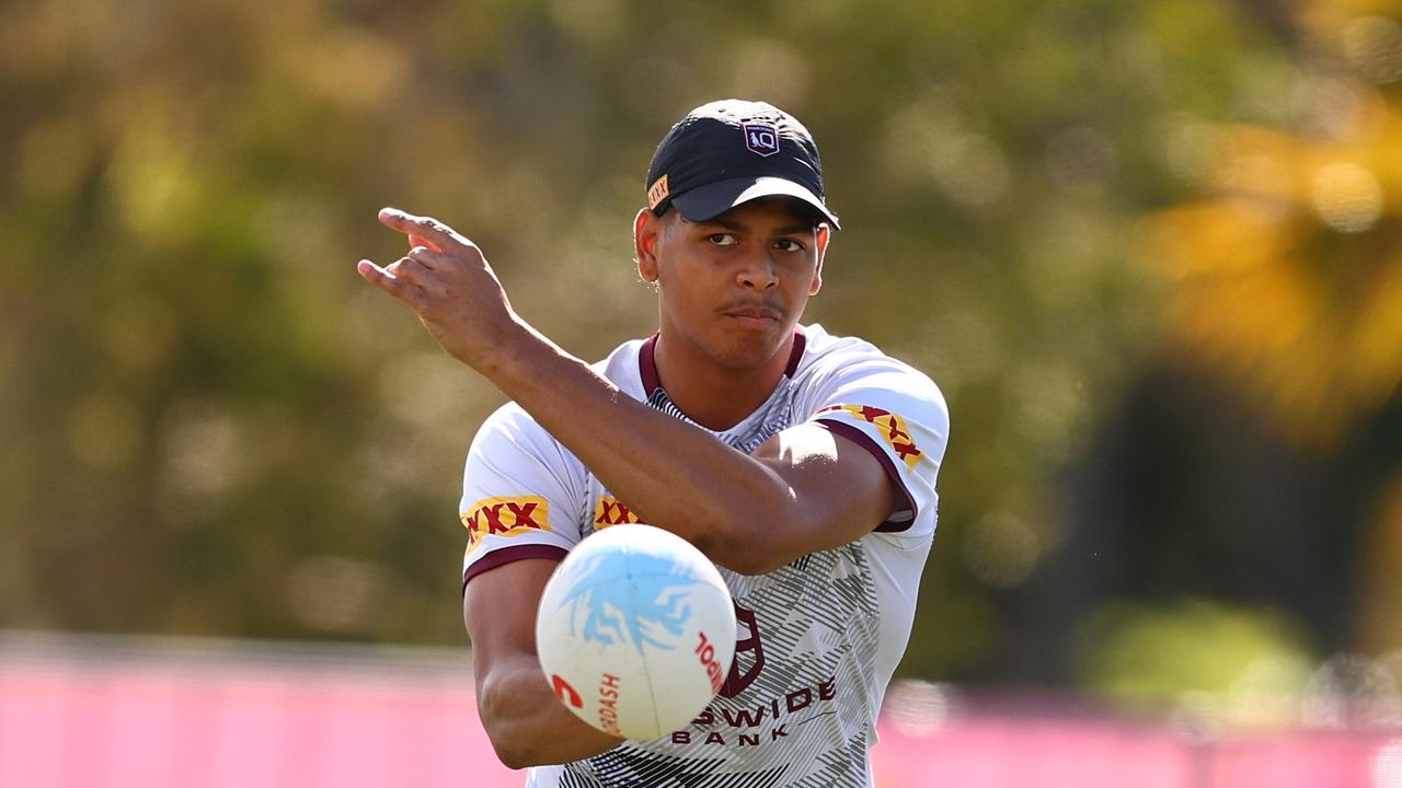 Steve Renouf knews Wayne Bennett would love Selwyn Cobbo, but has told him that he’s not allowed to have him at the Dolphins. Picture: Getty Images.