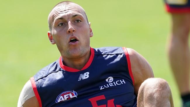 Braydon Preuss is the latest Demon on the injury list. Picture: AAP