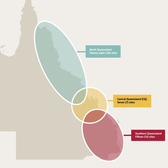 There were more than 40 alternative large-scale pumped hydro sites considered before the government selected Pioneer-Burdekin and Borumba. Picture: Queensland Hydro Study