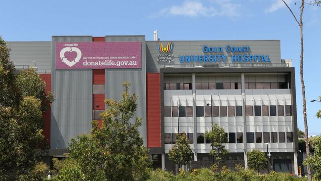 Gold Coast University Hospital has had a record number of birth’s last year despite low fertility rates. Picture Glenn Hampson